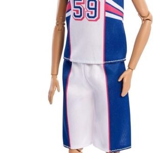 Barbie Made to Move Basketball Player,  Brunette with Basketball