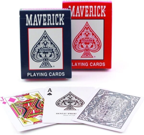Maverick Standard Index Playing Cards, 1 CT (Colors May Vary)