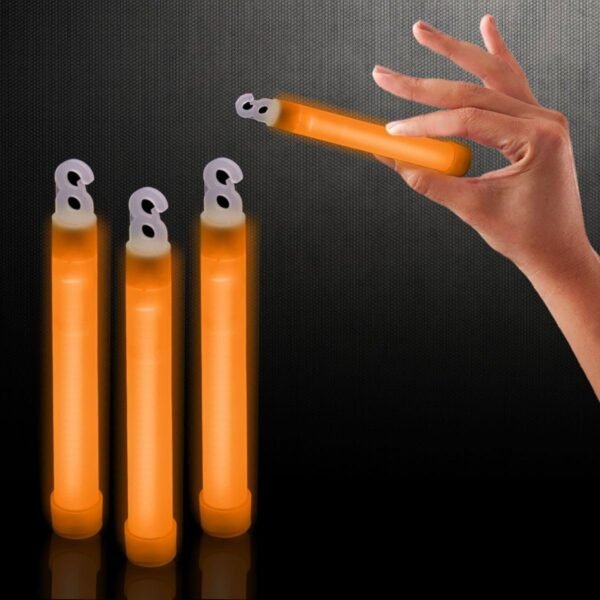Windy City Novelties 25 Pack - 6' Premium Glow Sticks - Select Your Color! (Orange)