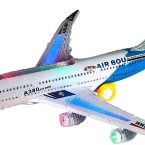 LilPals' Live Action Jetliner Toy Plane - Airbus A380 Airplane Replica Featuring Amazing Lights & Sounds