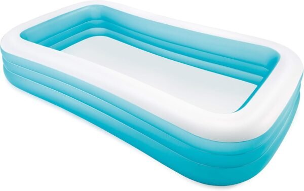 Intex Swim Center Family Inflatable Pool, 120' X 72' X 22', for Ages 6+