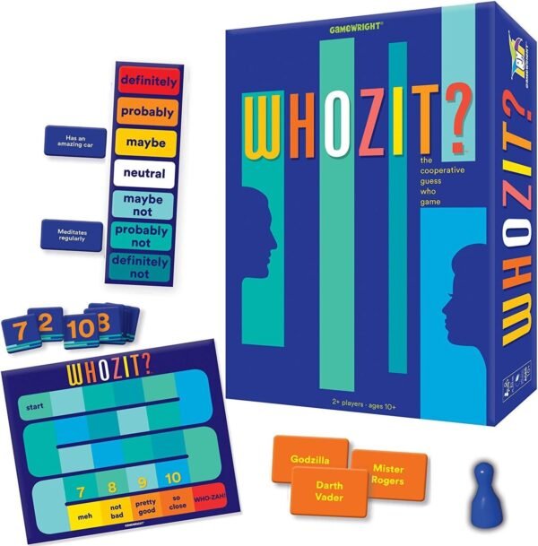 Gamewright Whozit? The Cooperative Guess Who Game