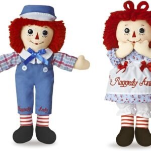Aurora Bundle of 2 Dolls - 12'' Raggedy Ann & Raggedy Andy