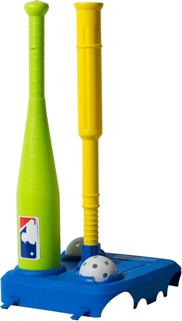 Franklin Sports MLB Kids Baseball Tee - Fold Away Baseball Tee with Carry Case