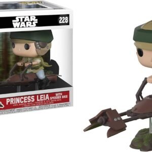 Funko Pop Deluxe: Leia on Speeder Bike Collectible Vinyl Figure (Styles May Vary) (Princess Leia)