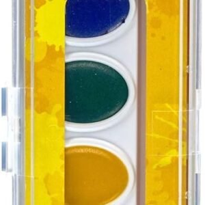 Crayola Artista 8 Semi-Moist Oval Pans Watercolor Set with Brush