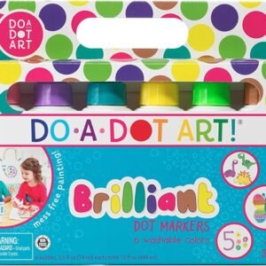 Do A Dot Art! Markers Brilliant Washable 6 pack, The Original Dot Marker