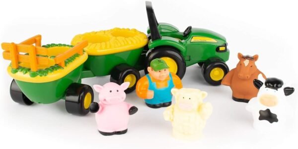 TOMY John Deere Animal Sounds Hayride Preschool Toy