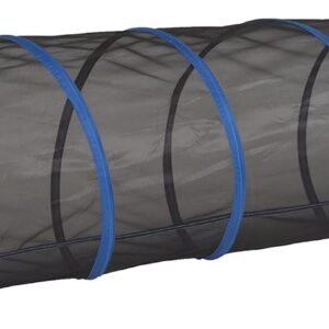 Pacific Play Tents 20406 Kids The Fun Tube 6-Foot Crawl Play Tunnel, 6' X 19' Diameter, Blue/Black