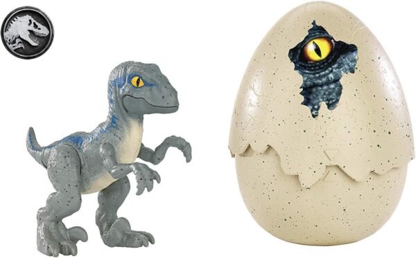 Jurassic World Hatch 'n Play Dinos Velociraptor Blue
