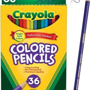 Crayola Colored Pencils Set, School Supplies, Presharpened, 36 Count