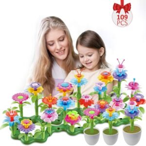 Hugo's Ocean Flower Garden Building Toys 109pcs Girls Kids Toddles Gifts for 3 4 5 6 7 Year Old