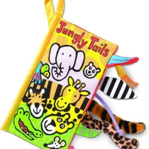 Jellycat Soft Cloth Baby Books, Jungly Tails