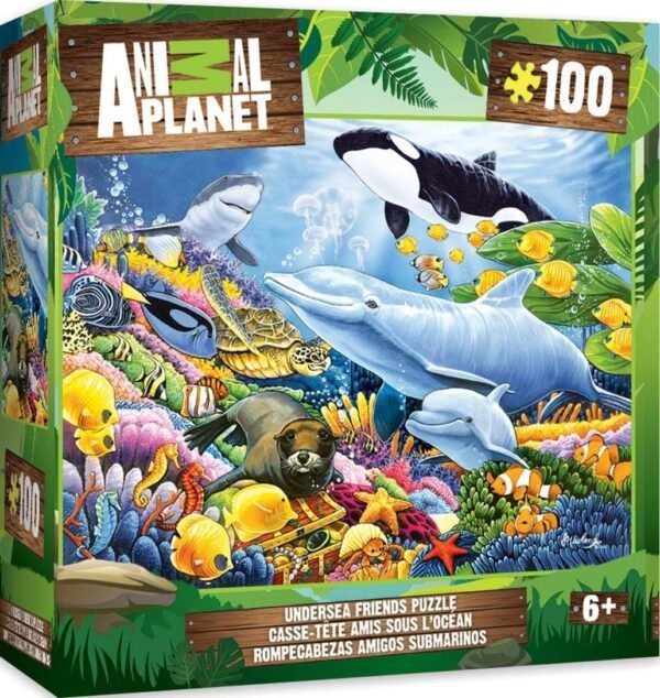 MasterPieces Animal Planet Undersea Friends - 100 Piece Kids Puzzle