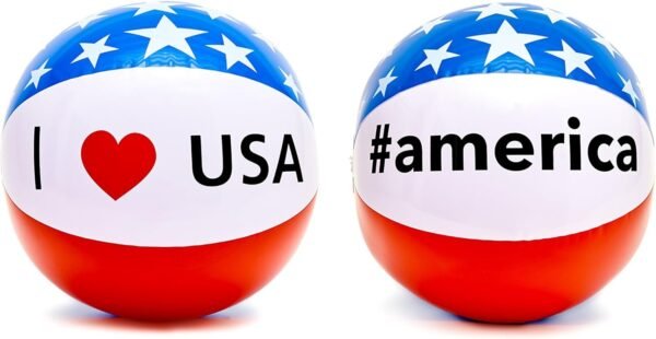 Dejaroo Patriotic Beach Balls (2 Pack)