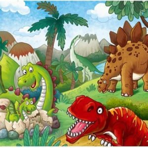 100 Pieces Puzzles for Kids Ages 3-8, Dinosaur World Jigsaw Puzzles, Educational Learning Toy for Boys and Girls