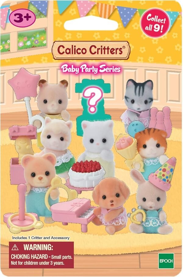 Calico Critters Baby Collectibles - Baby Party Series (Bundle of 3)