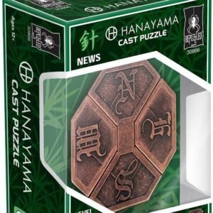 BePuzzled News Hanayama Cast Metal Brain Teaser Puzzle (Level 6) Puzzles For Kids & Adults Ages 12 & Up