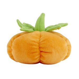 Stephan Baby Velour Plush Vegetable Rattle, Pumpkin