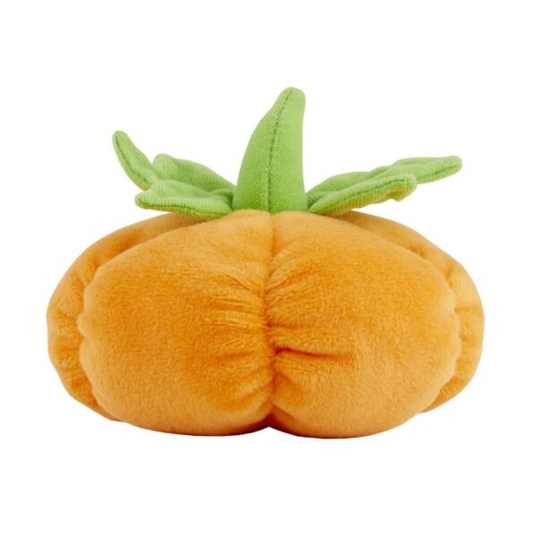 Stephan Baby Velour Plush Vegetable Rattle, Pumpkin