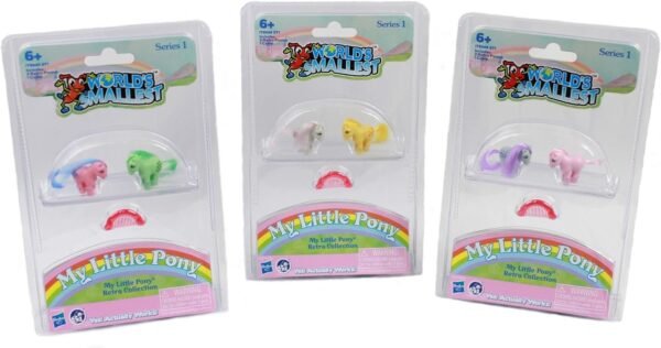 Worlds Smallest My Little Pony Retro Collection Series 1 Complete Set - Bundle