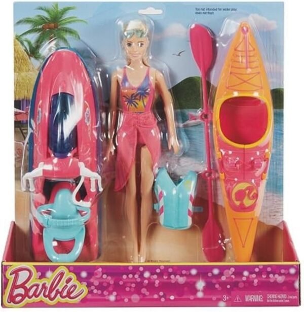 Barbie On-The-Go Watercraft and Kayak Set