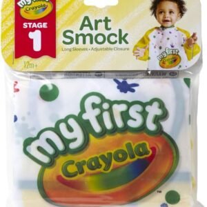 Crayola Art Smock for Toddlers, Painting Apron, Waterproof Bib, Age 12 Months and up