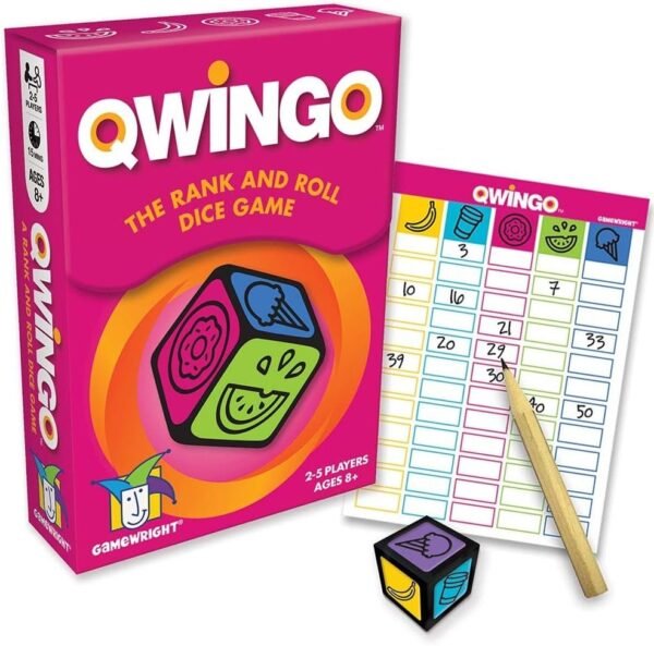 Gamewright Qwingo - The Rank & Roll Dice Game