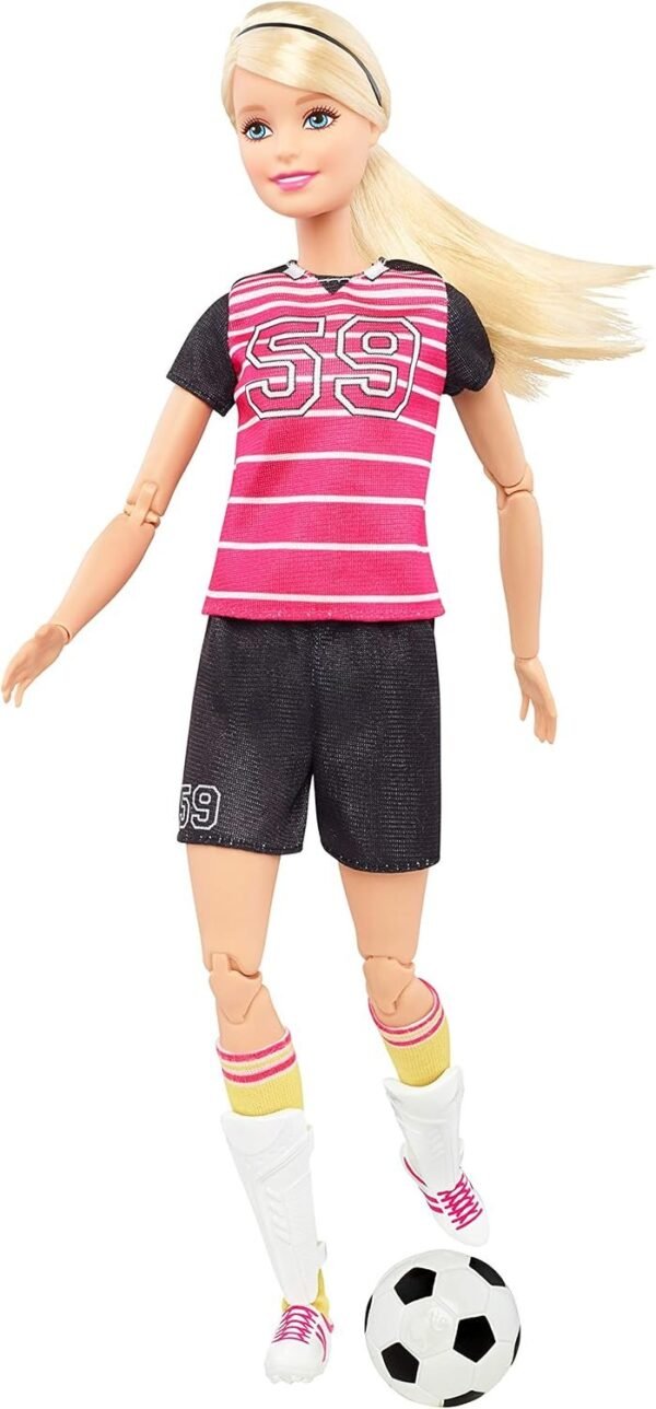 Barbie  Made to Move Soccer Player Doll