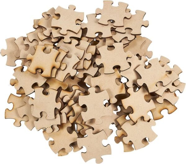 Blank Unfinished Wooden Jigsaw Puzzle (100 Pieces)