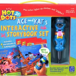 Educational Insights Hot Dots Jr. Interactive Storybook, 4 Books & Interactive Pen, Homeschool, Early Learning Activities for Ages 3+