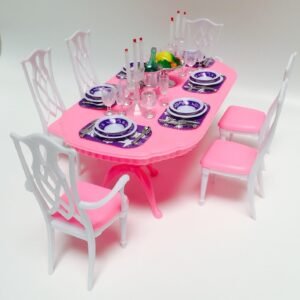 My Fancy Life Dollhouse Furniture - Dining Room Play Set