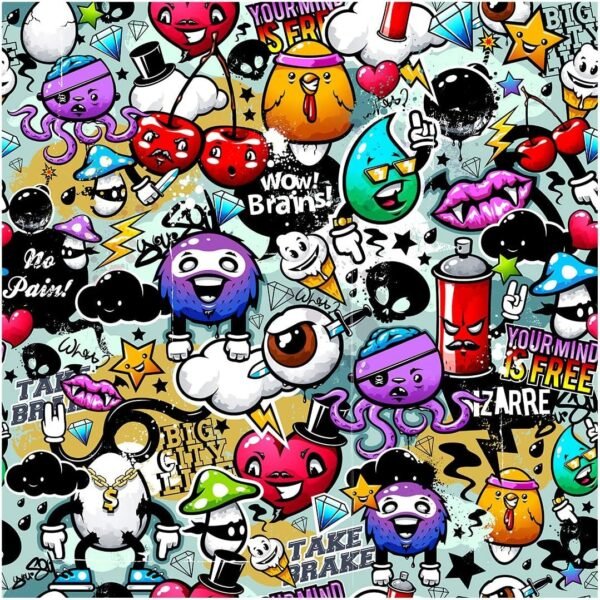 Bgraamiens Puzzle-Wow!Brains!-1000 Pieces Cute Funny Cartoon Jigsaw Puzzles