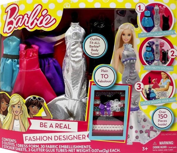 Barbie Be a Fashion Designer Doll Dress Up Kit