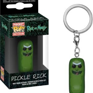 Funko 35929  Pop! Keychain: Rick & MortyPickle Rick, Multicolor