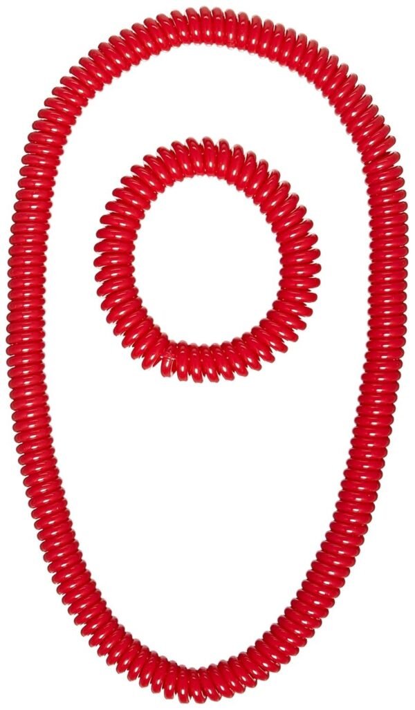 Abilitations Integrations 'Chew'lery Chewable Jewelry - Necklace and Bracelet Set - Red - 017641