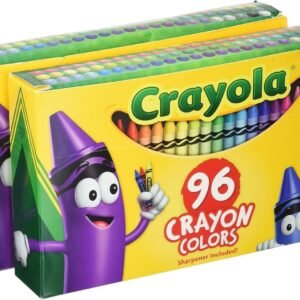 Crayola Crayons, Sharpener Included, 96 Colors (Pack of 2)