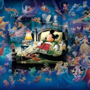 Tenyo Disney Mickey's Dream Fantasy Glow in the Dark Jigsaw Puzzle (500 Piece)