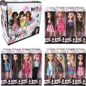 Liberty Imports Deluxe Case of 12 Fashion Beauty Princess Dolls - Different Dresses and Outfits in Individual Display Boxes - Girls Toys Bulk Party Favors Supplies (10-Inches)
