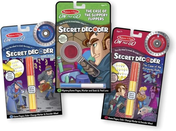 Melissa & Doug Secret Decoder Spy Bundle