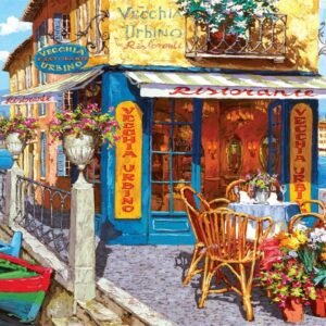 1000 Pieces Jigsaw Puzzles for Adults, Pier Tavern Pub Pattern Large Puzzle Family Game for Kids Adults DIY Intellective Educational Toy, Game
