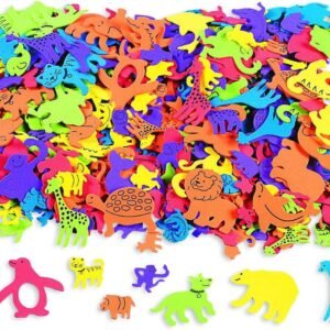 Fun Express Foam Self-Adhesive Animal Shapes (500 Piece)