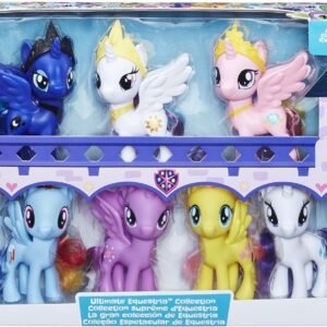 My Little Pony Friendship is Magic Toys Ultimate Equestria Collection ? 10 Figure Set Including Mane 6, Princesses, and Spike the Dragon ? Kids Ages 3 and Up