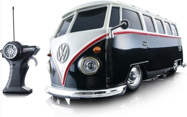 Maisto R/C 1:24 Scale Volkswagen Van Samba Radio Control Vehicle (Colors May Vary)