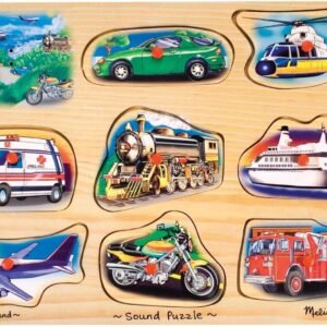 Melissa & Doug Vehicle Sound Puzzle