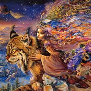 1000 PCS Adult Jigsaw Puzzle, Adult Decompression Children Educational Items, Magic Lynx.