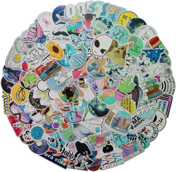 100 PCS Mixed Different Funny Internet Memes and Celebrity Stickers Network Popular Meme Sticker for Kids Laptop Skateboard Toy Stickers (Internet Memes)