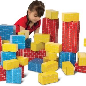 Melissa & Doug Jumbo Cardboard Blocks - 40 Pieces