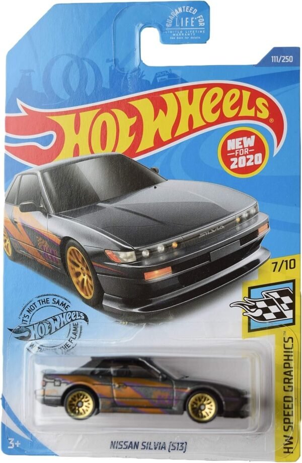 Hot Wheels Speed Graphics 7/10 Nissan Silvia [S13] 111/250, Gray