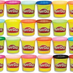 Play-Doh Modeling Compound 24-Pack Case of Colors, Non-Toxic, Multi-Color, 3-Ounce Cans, Ages 2 and up, Multicolor (Amazon Exclusive)